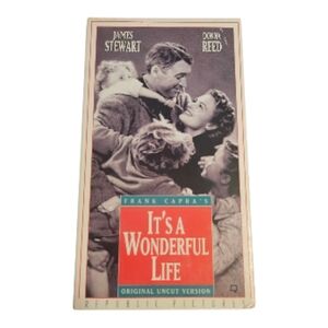 It's a Wonderful Life VHS Original Uncut Version 1993  Christmas Classic